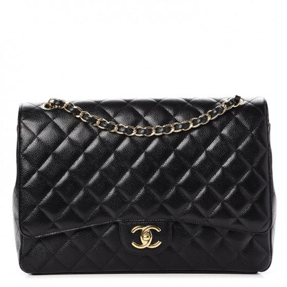Chanel Caviar Quilted Maxi Double Flap Black 1 of 2