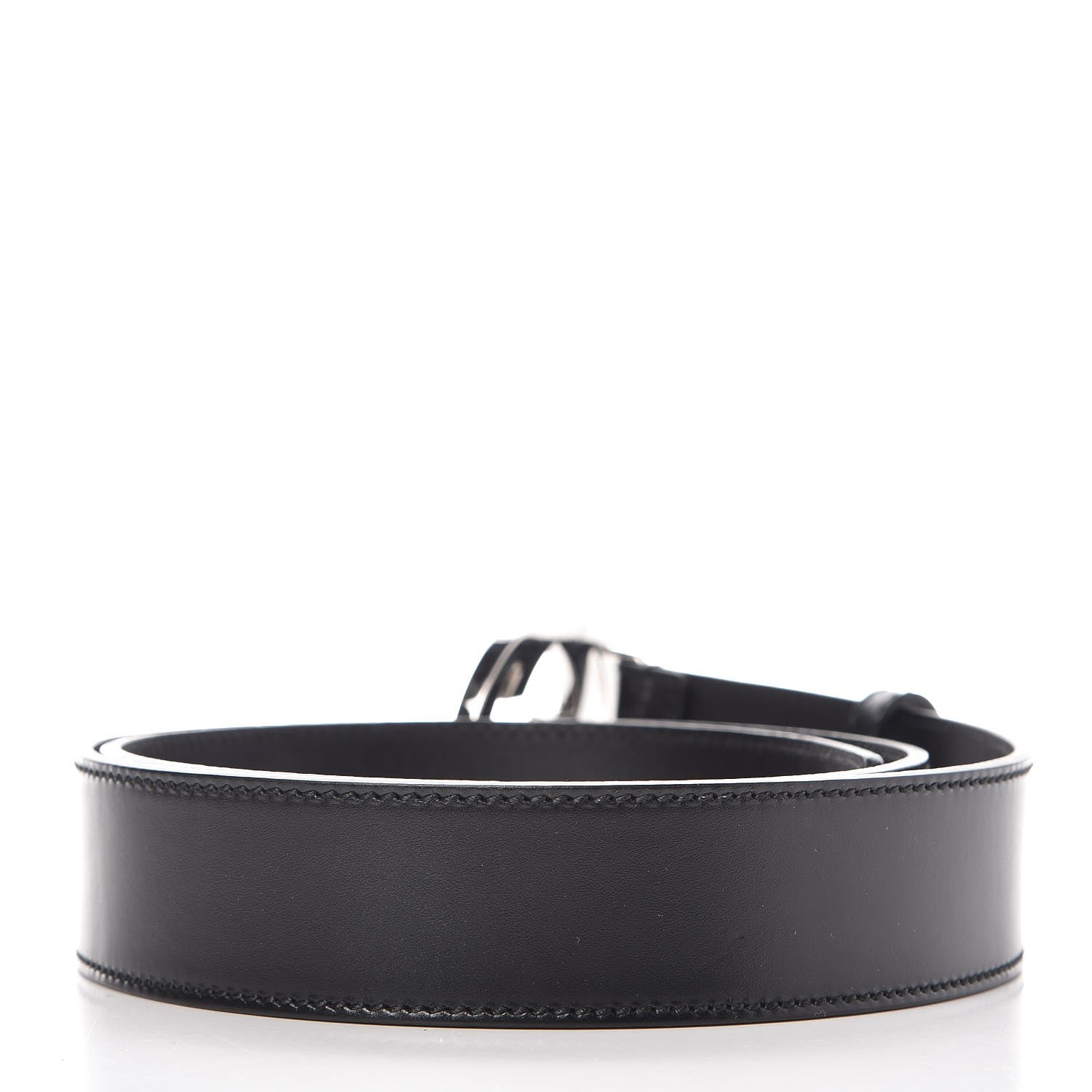 Gucci Calfskin Interlocking G 40mm Belt 100 40 Black 3 of 7