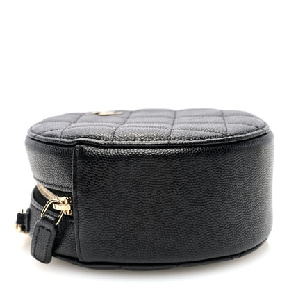 Chanel Caviar Quilted Round Clutch With Chain Black 4 of 10