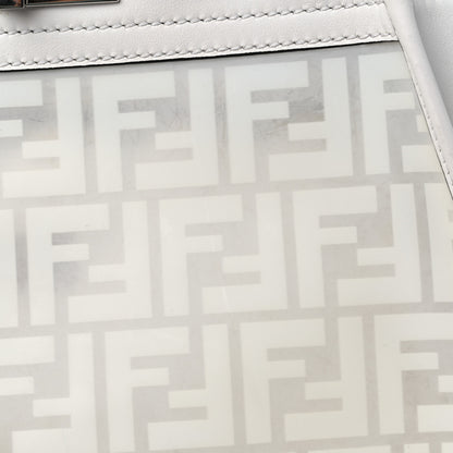 Fendi TPU FF Vitello Century Peekaboo Satchel White 13 of 13