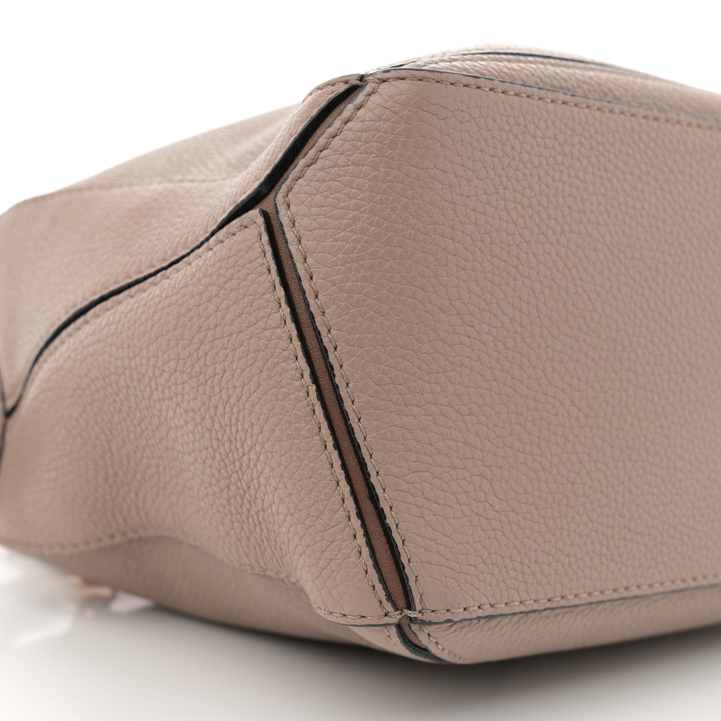 Grained Calfskin Small Puzzle Bag Sand Mink
