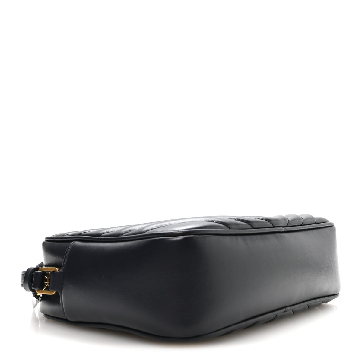Saint Laurent Calfskin Matelasse Monogram Lou Camera Bag Navy 4 of 11