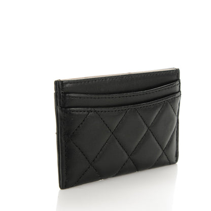 Chanel Lambskin Quilted Card Holder Black 3 of 8