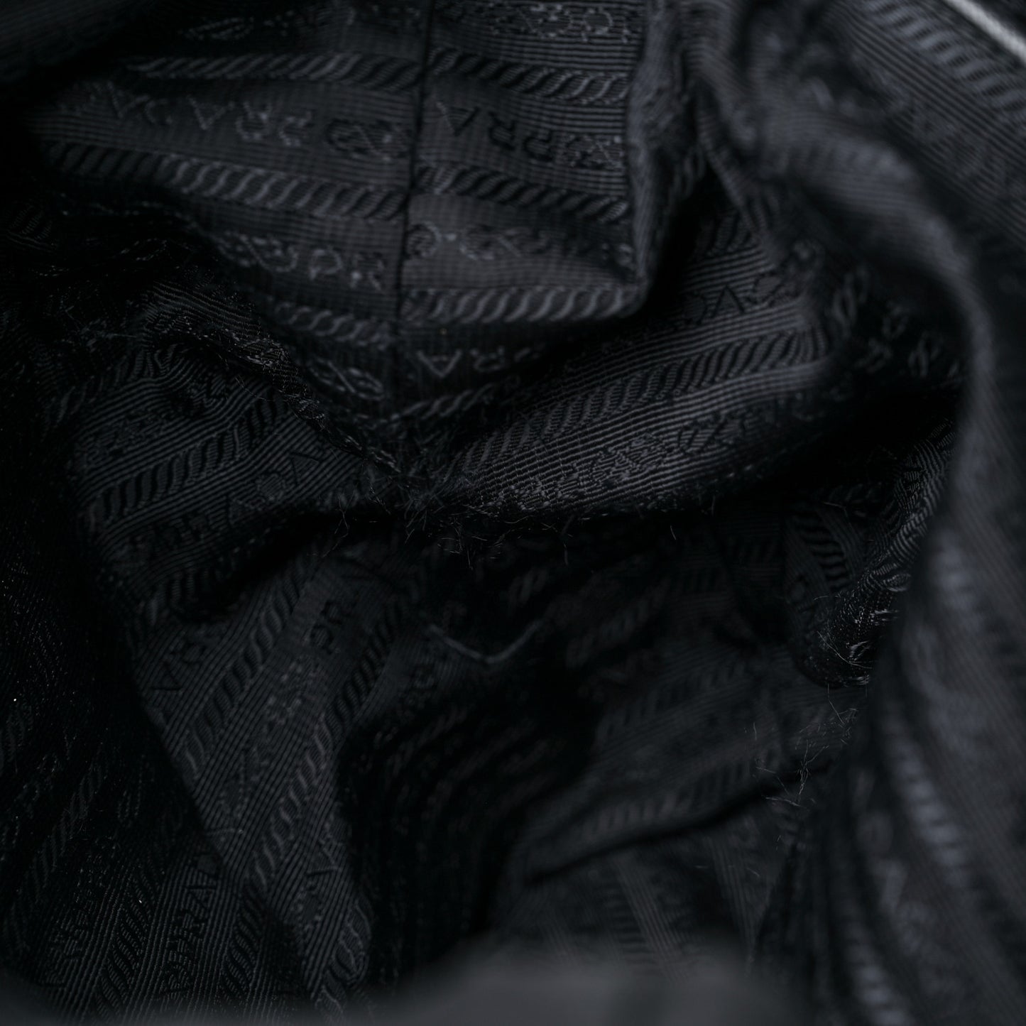 Tessuto Nylon Saffiano Medium Backpack Black