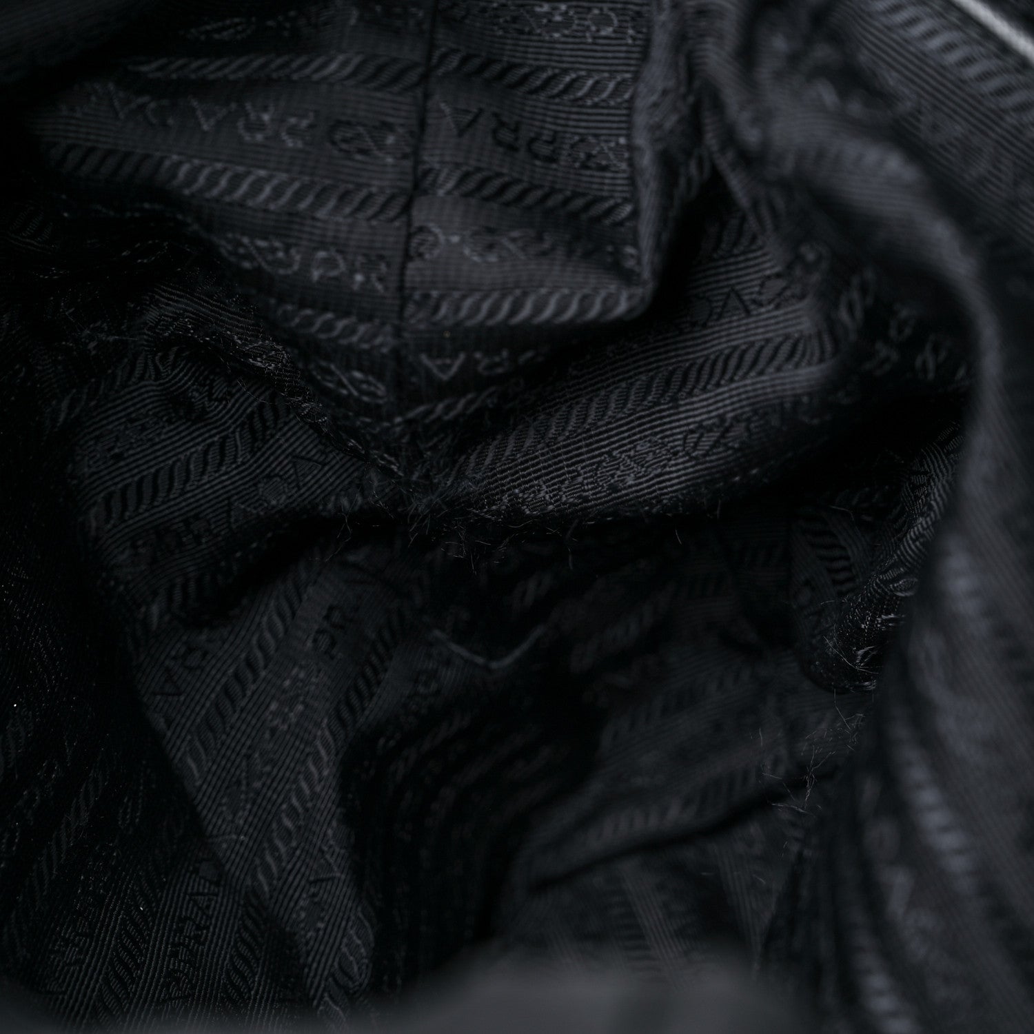Prada Tessuto Nylon Saffiano Medium Backpack Black 15 of 24