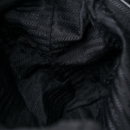 Prada Tessuto Nylon Saffiano Medium Backpack Black 15 of 24
