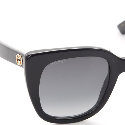 Gucci Cat Eye Sunglasses GG 0163/S Black 8 of 8