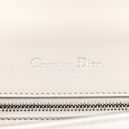 Christian Dior Patent Micro-Cannage Small Diorama Flap Bag White 6 of 18
