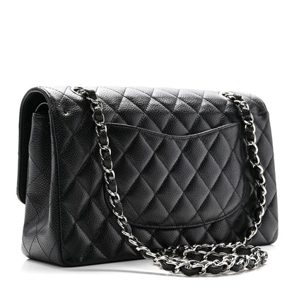 Chanel Caviar Quilted Medium Double Flap Black 3 of 11