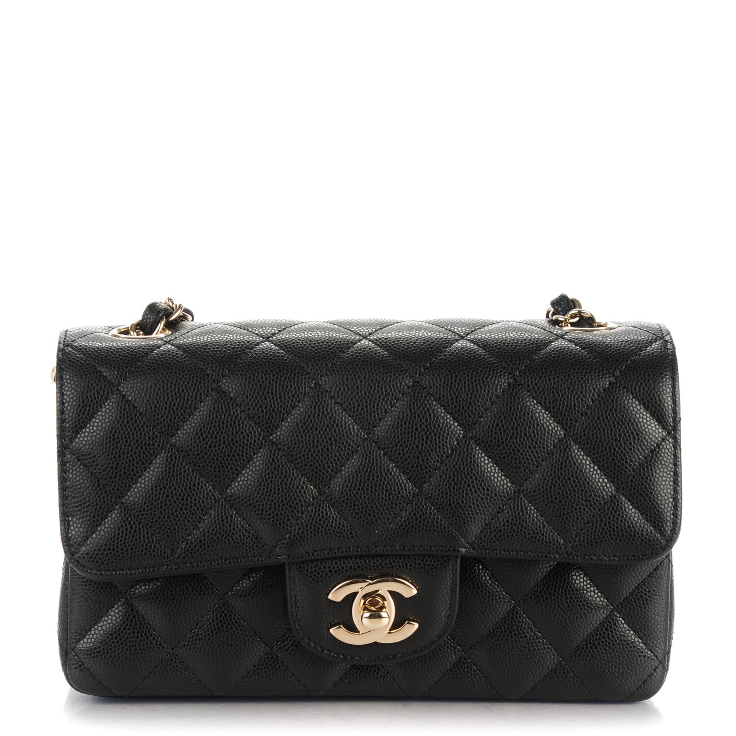 Chanel Caviar Quilted Mini Rectangular Flap Black 1 of 8