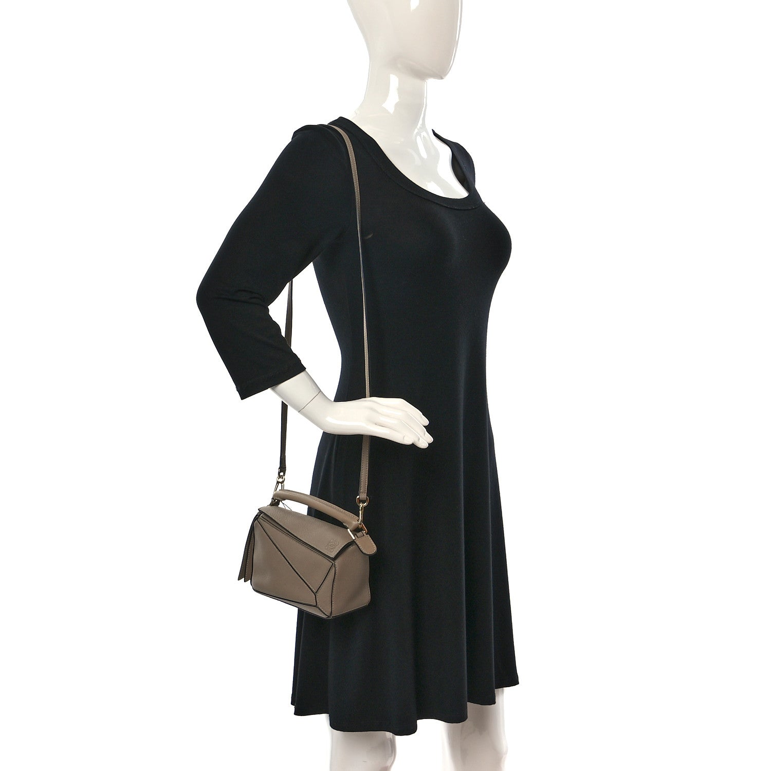 Loewe Calfskin Mini Puzzle Bag Sand Mink 2 of 8