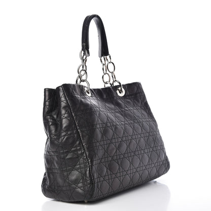 Christian Dior Lambskin Cannage Large Dior Soft Shopping Tote Black 3 of 20