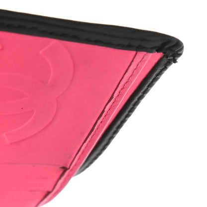 Chanel Calfskin Quilted Cambon Bi-Fold Wallet Black White 10 of 10