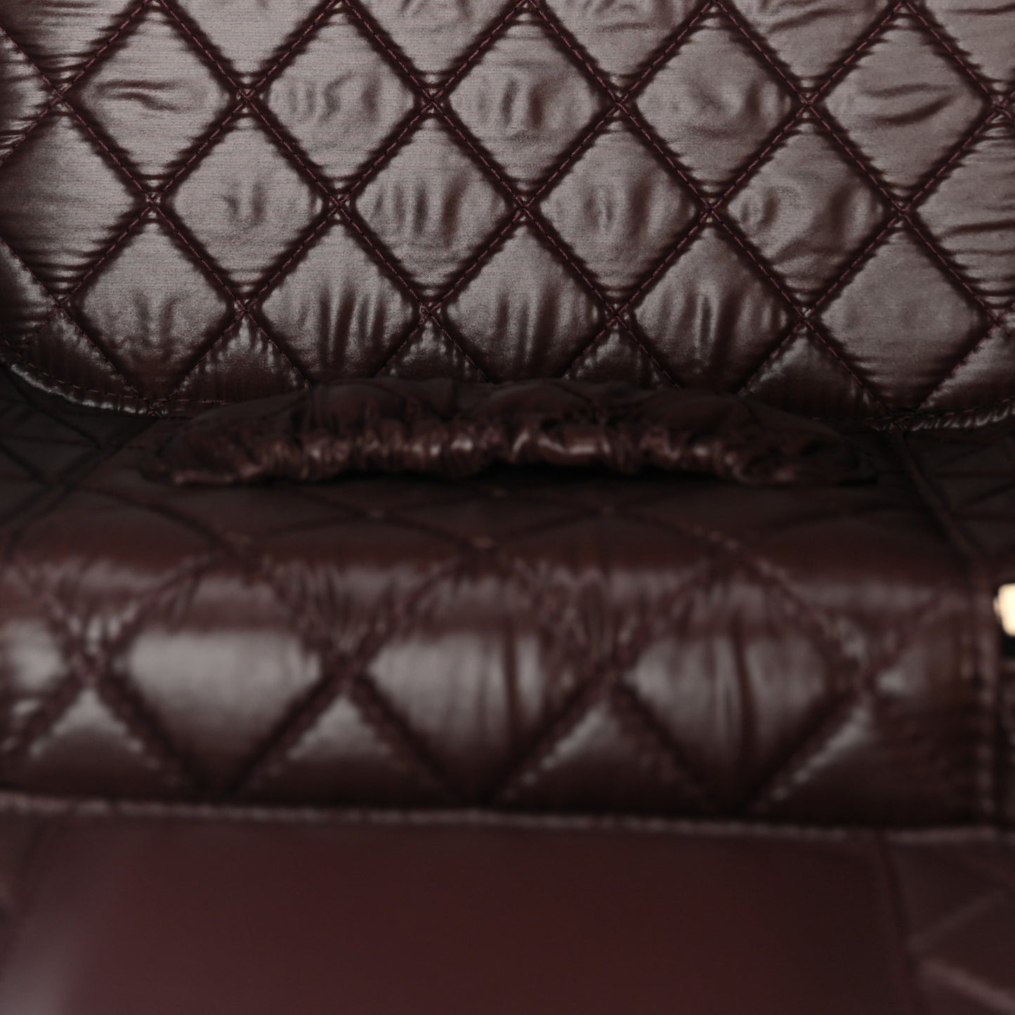 Caviar Quilted Large Vanity Pouch Black