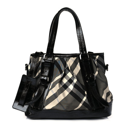 Burberry Nylon Beat Check Lowry Black 1 of 10