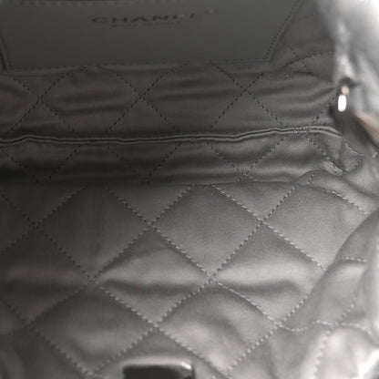 Chanel Metallic Lambskin Quilted Mini Chanel 22 Silvery 5 of 10