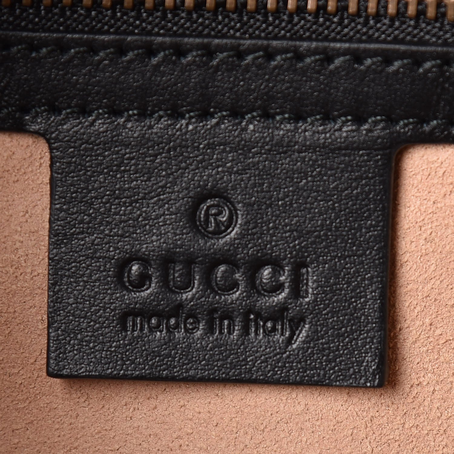 Gucci Calfskin Matelasse Small GG Marmont Shoulder Bag Black 8 of 9
