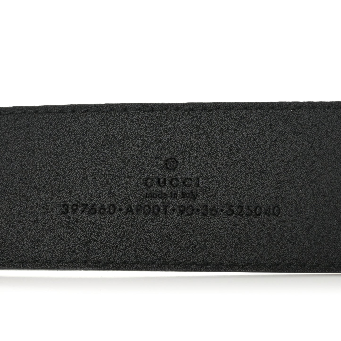 Calfskin Double G 40mm Belt 90 36 Black
