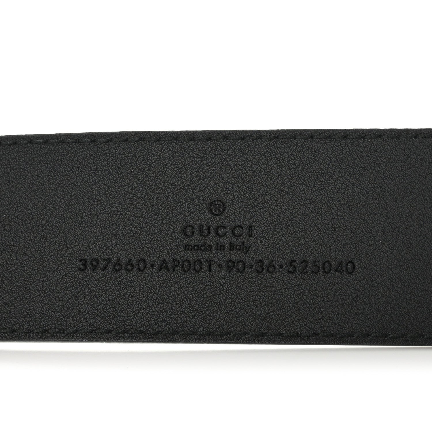 Gucci Calfskin Double G 40mm Belt 90 36 Black 3 of 5