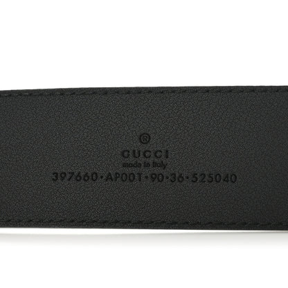 Gucci Calfskin Double G 40mm Belt 90 36 Black 3 of 5