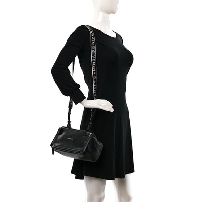 Givenchy Crackled Patent 4G Small Pandora Black 2 of 9