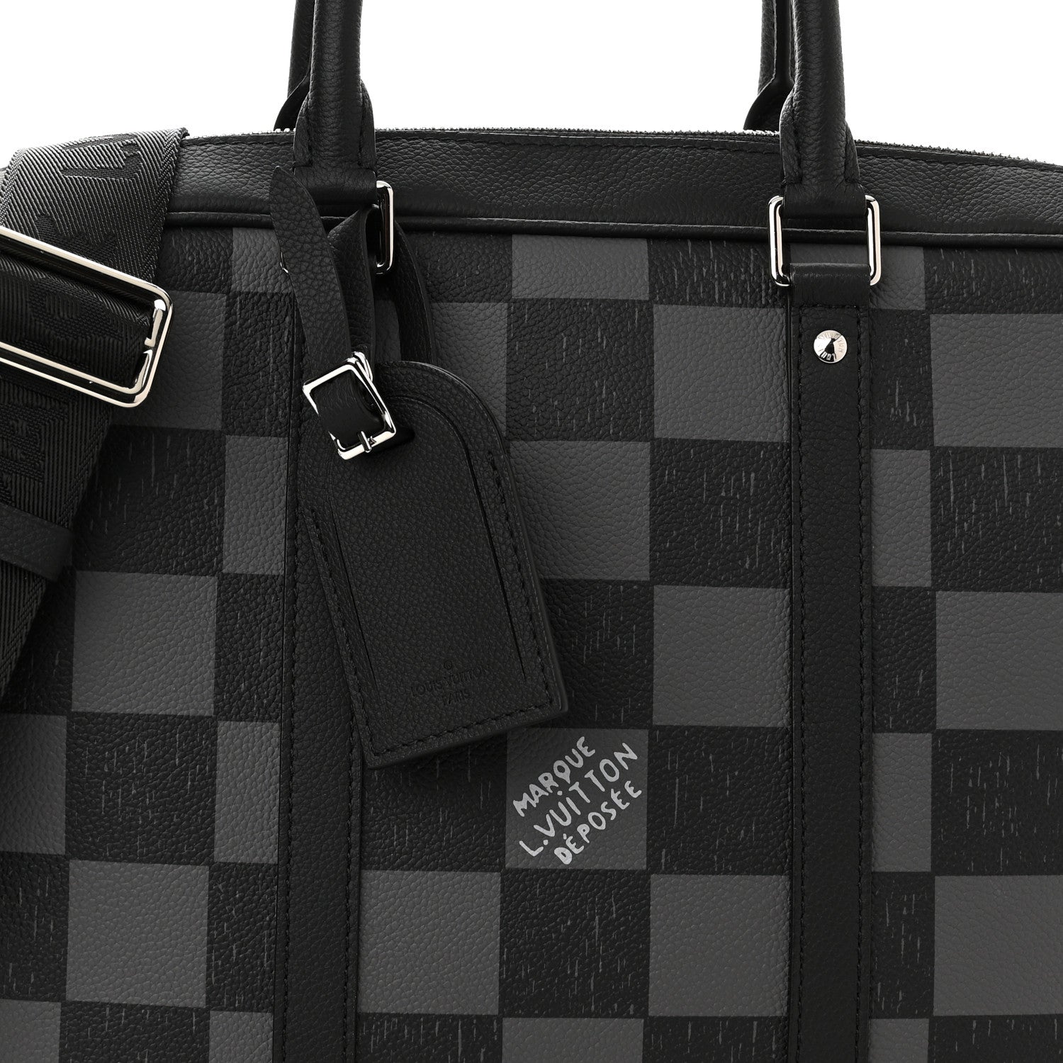 Louis Vuitton Damier Sirius Briefcase Black 7 of 9