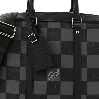 Louis Vuitton Damier Sirius Briefcase Black 7 of 9