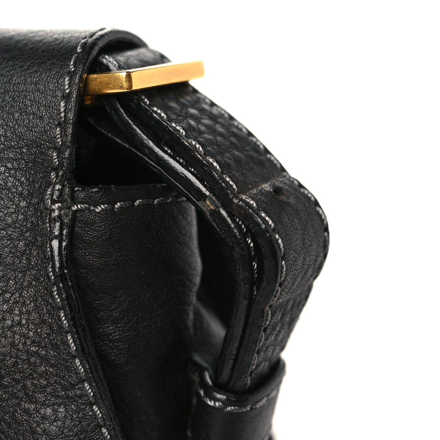 Calfskin Mini Marcie Round Crossbody Bag Black