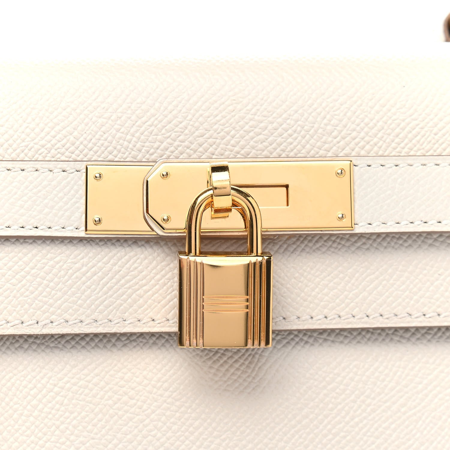 Hermes Epsom Kelly Sellier 28 Craie 8 of 10