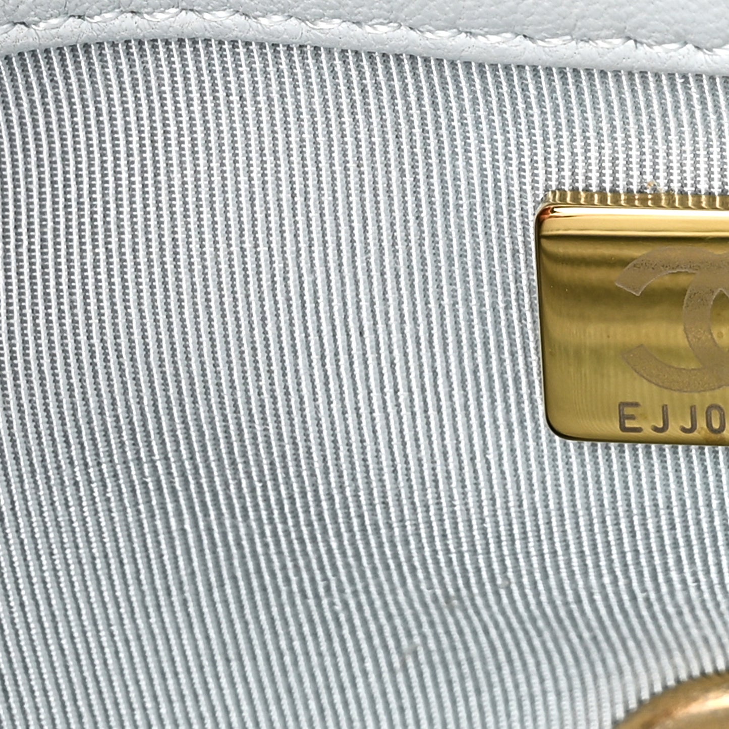 Lambskin Quilted Medium Chanel 19 Flap Light Blue