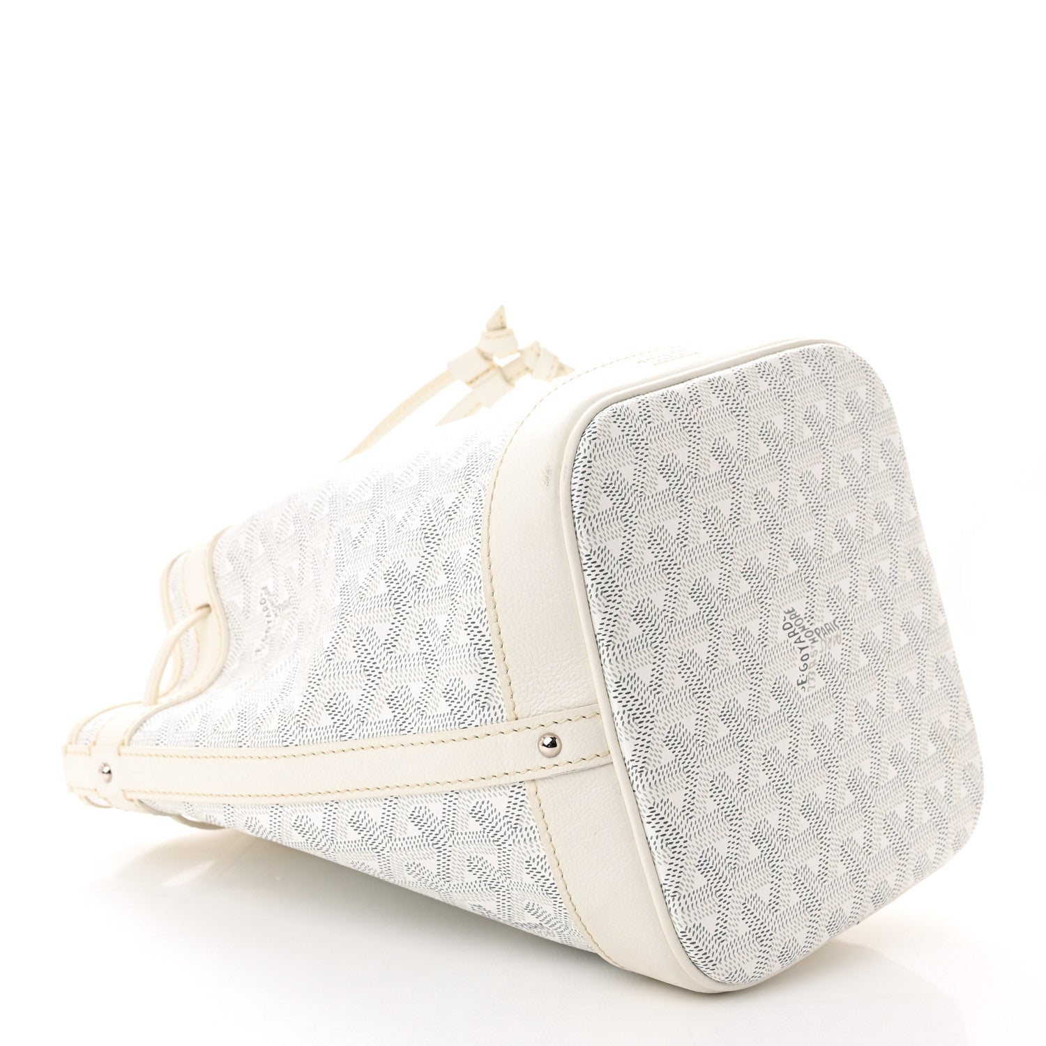 Goyard Goyardine Petit Flot Bucket Bag PM White 4 of 12