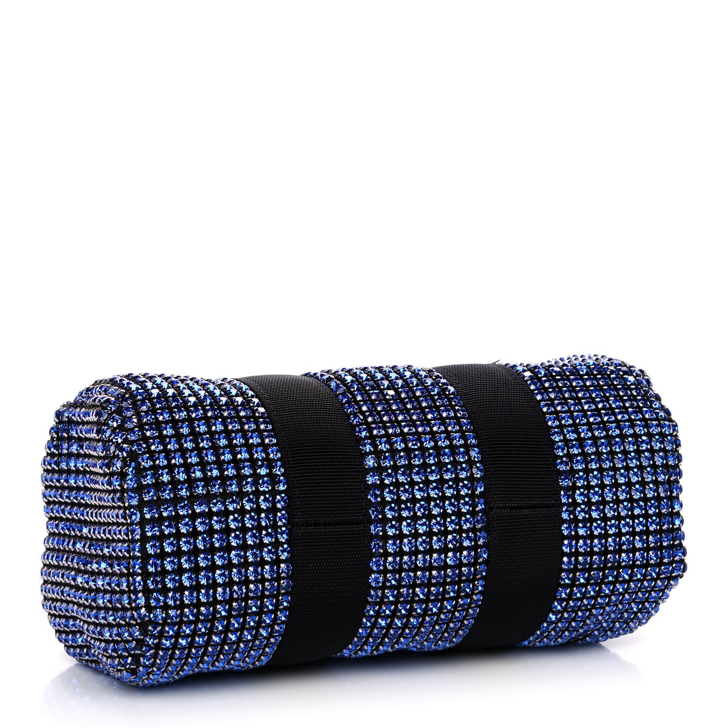 Alexander Wang Mesh Crystal Rhinestone Mini Cruiser Duffle Cobalt 4 of 11