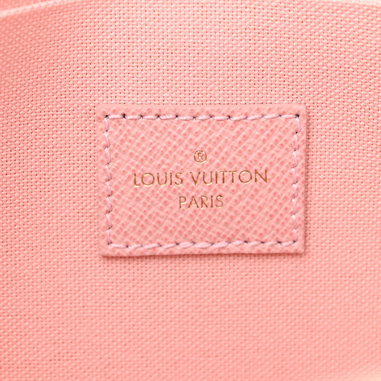 Louis Vuitton Damier Azur Pochette Felicie Chain Wallet Rose Ballerine 7 of 12