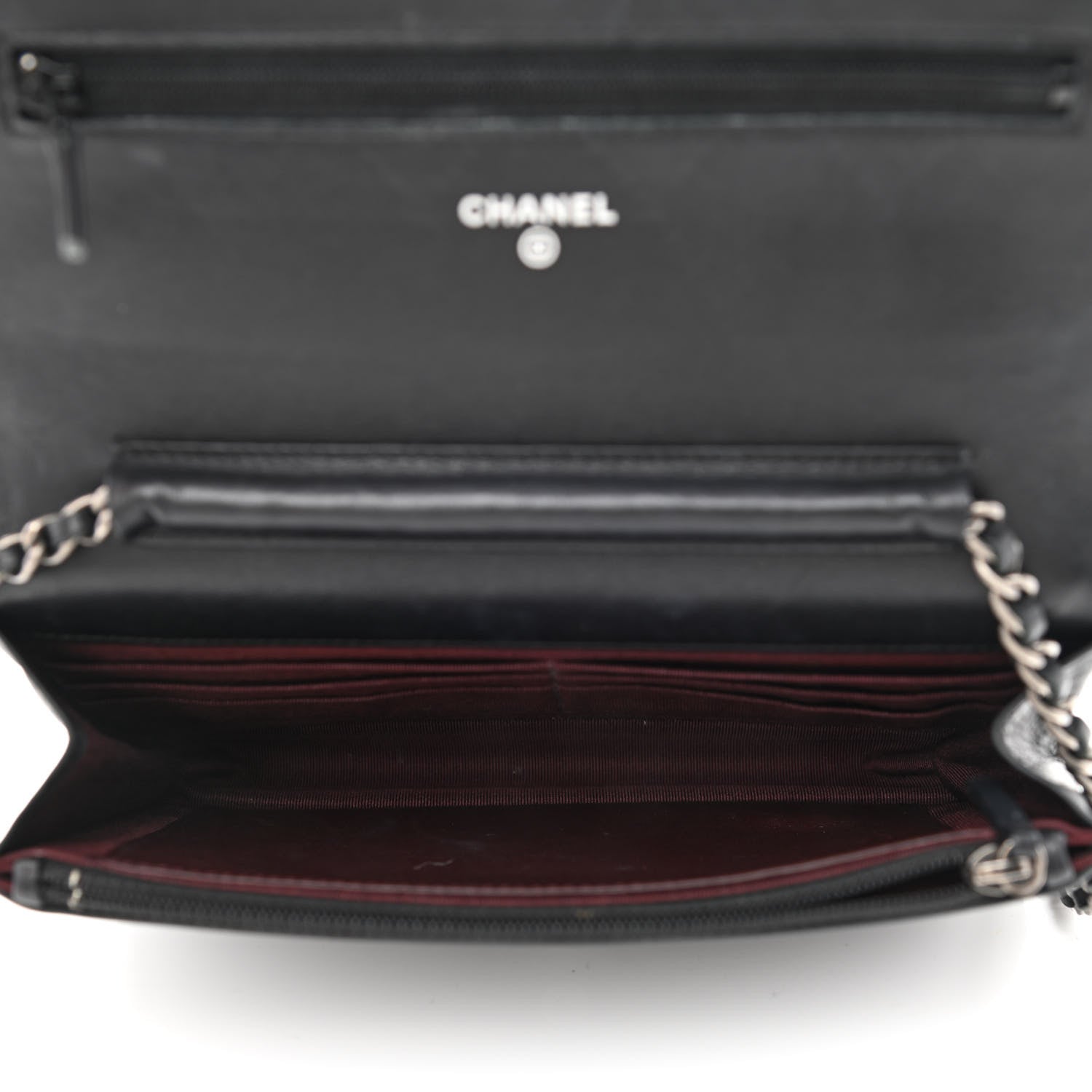 Chanel Calfskin Quilted Reissue Wallet On Chain WOC Black 5 of 12