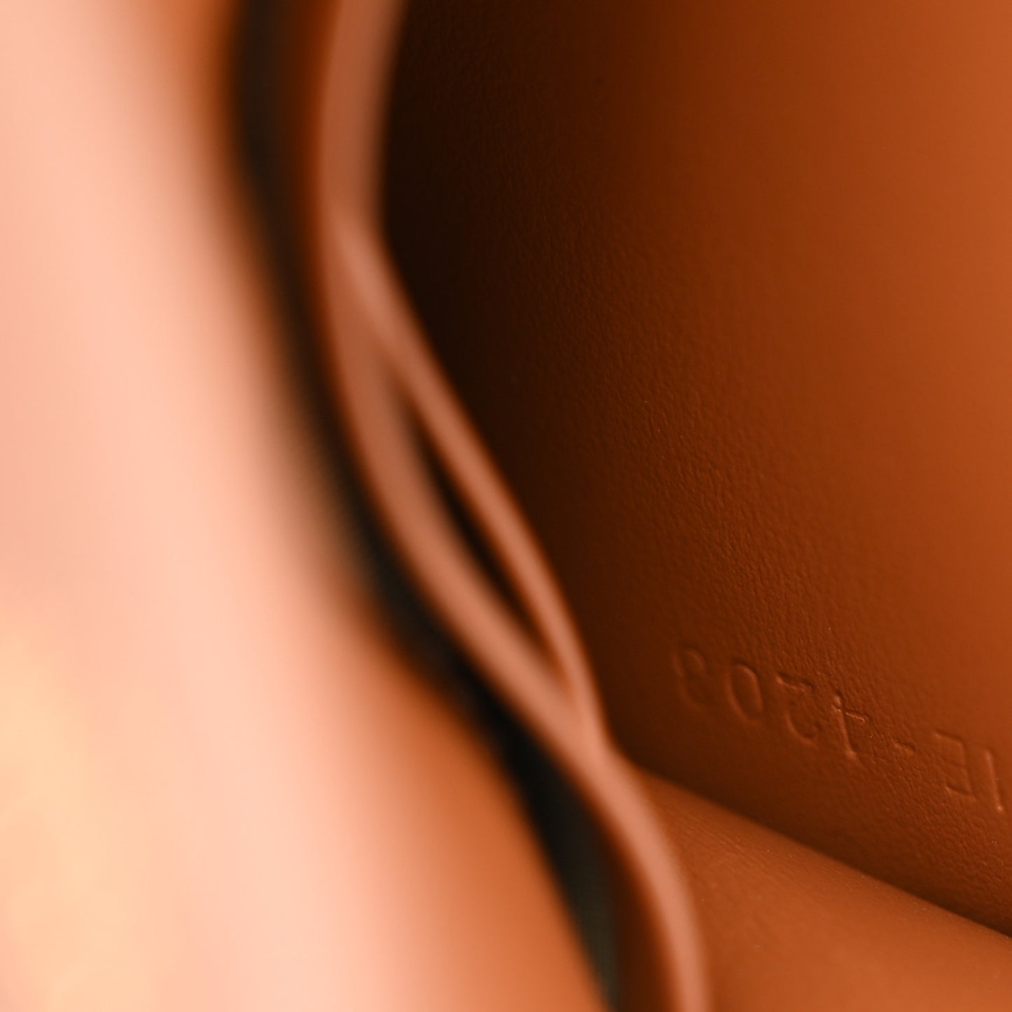 Triomphe Canvas Calfskin Flap Card Holder Tan