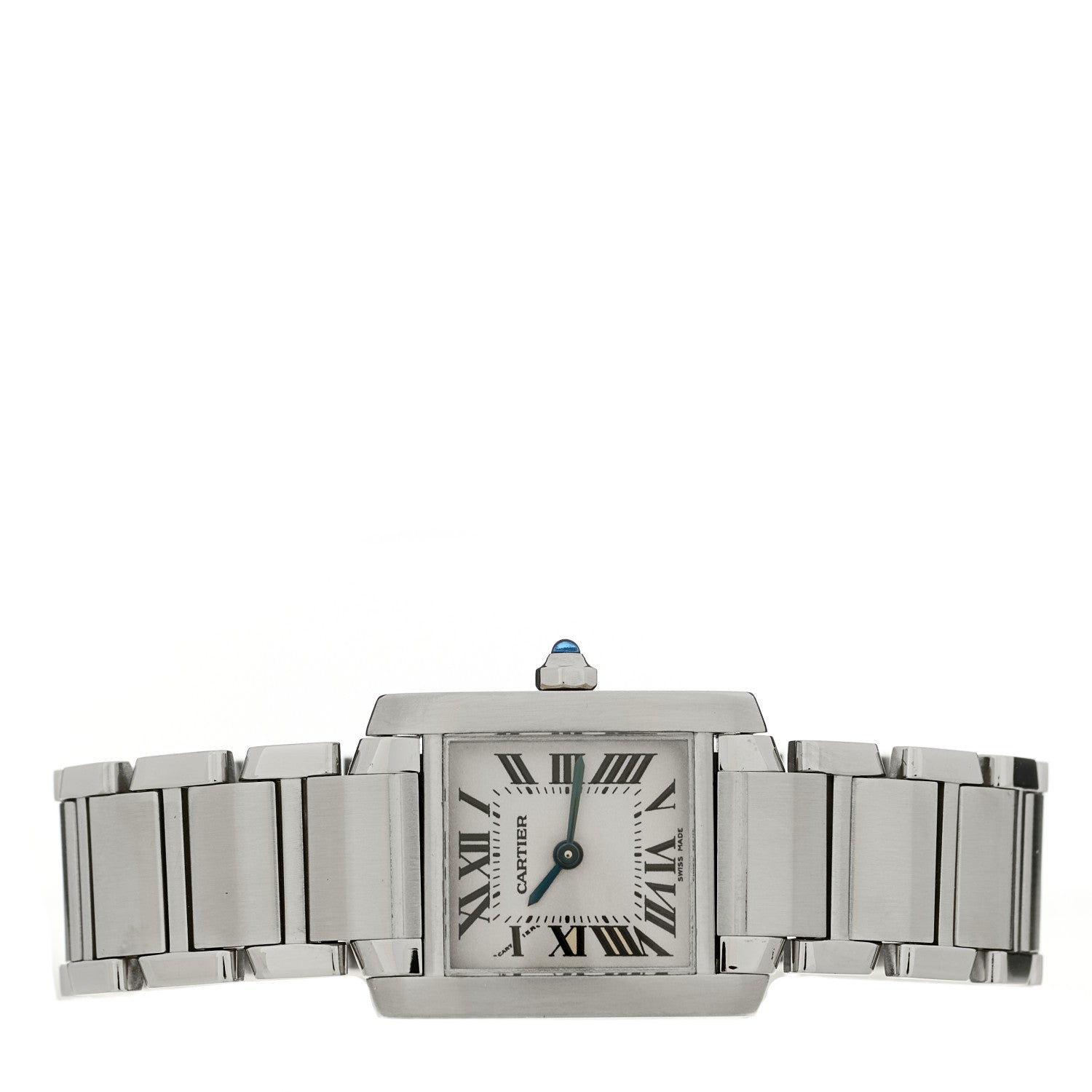 Cartier Stainless Steel 20mm Tank Francaise Quartz Watch 2 of 4