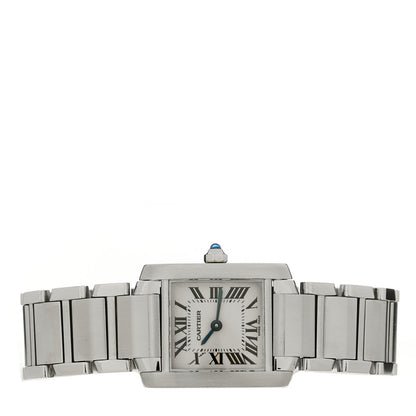 Cartier Stainless Steel 20mm Tank Francaise Quartz Watch 2 of 4