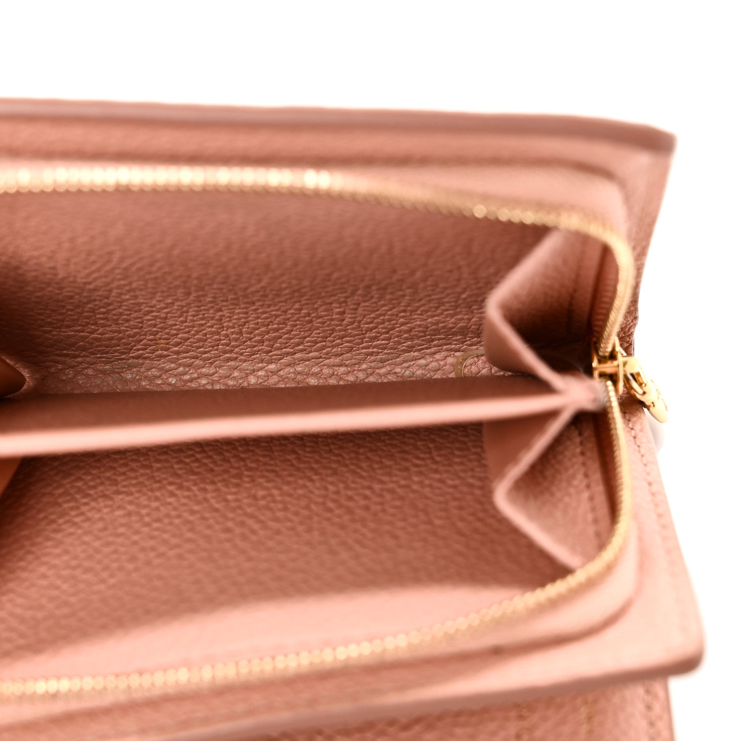 Louis Vuitton Empreinte Monogram Giant Clea Wallet Rose Trianon Creme 6 of 9