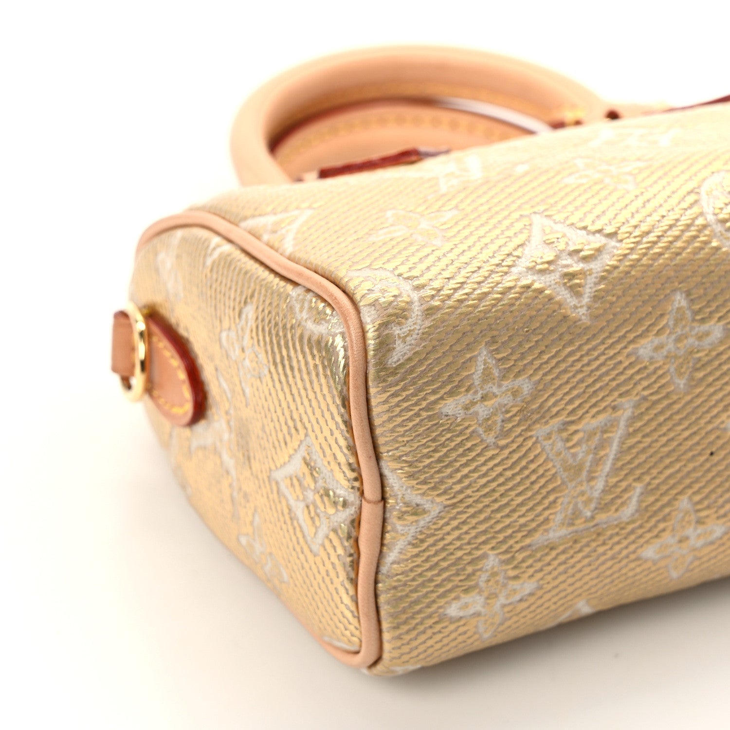 Louis Vuitton Monoglam Nano Speedy Beige 10 of 14