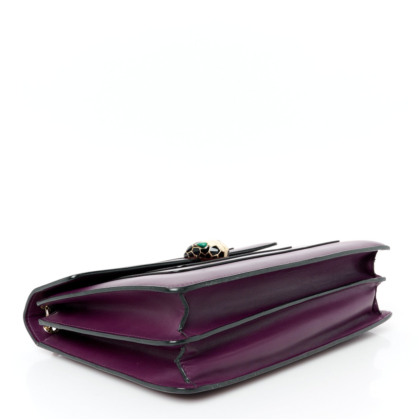 Calfskin Serpenti Forever Shoulder Bag Plum