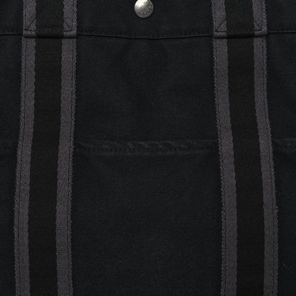 Hermes Canvas Fourre Tout MM Black 10 of 14
