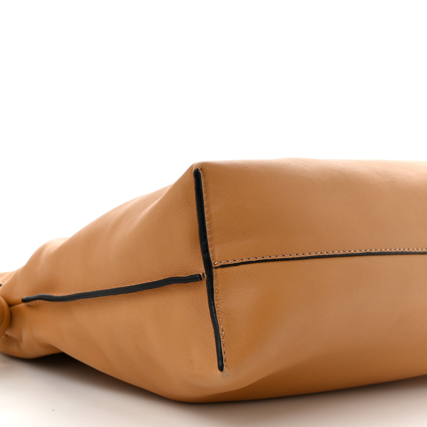 Nappa Medium Flamenco Knot Bag Warm Desert