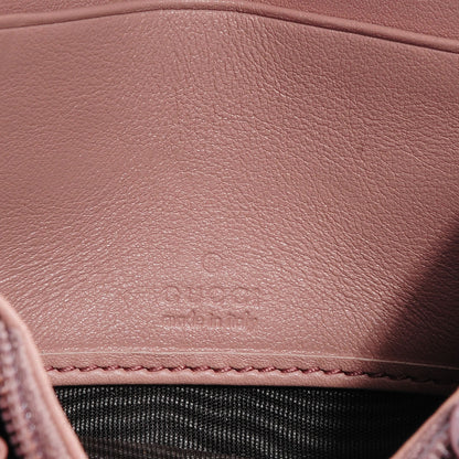 Gucci Patent Soho Compact Disco Zip Around Wallet Dark Cipria 7 of 8