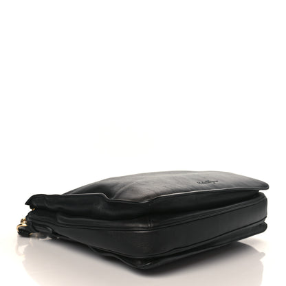 Salvatore Ferragamo Calfskin Evette Hobo Black 3 of 10