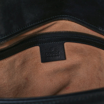 Gucci Calfskin Matelasse Large GG Marmont Shoulder Bag Black 6 of 12