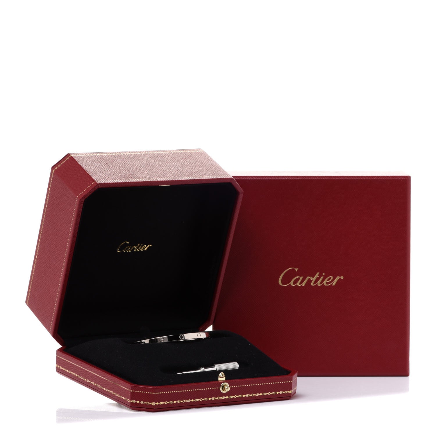 Cartier 18K White Gold Small LOVE Bracelet 15 6 of 6