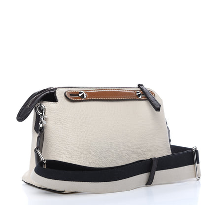 Fendi Vitello Sierra Morfeus Dolce Striped Strap Medium By The Way Boston Bag Camelia Ebano Multicolor 3 of 9