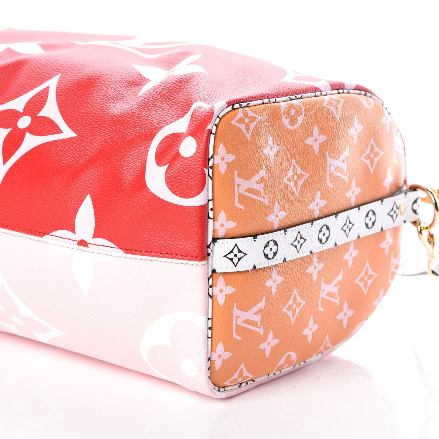 Monogram Giant Speedy Bandouliere 30 Rouge