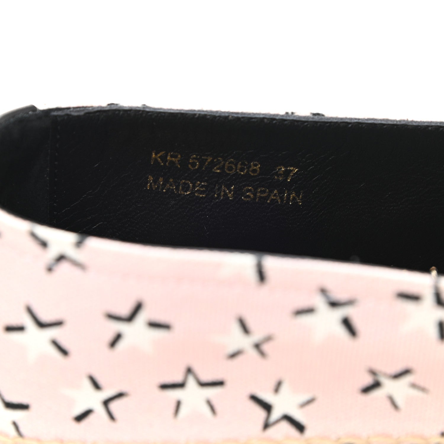 Saint Laurent Canvas Star Fun Espadrilles 37 Pink 8 of 9