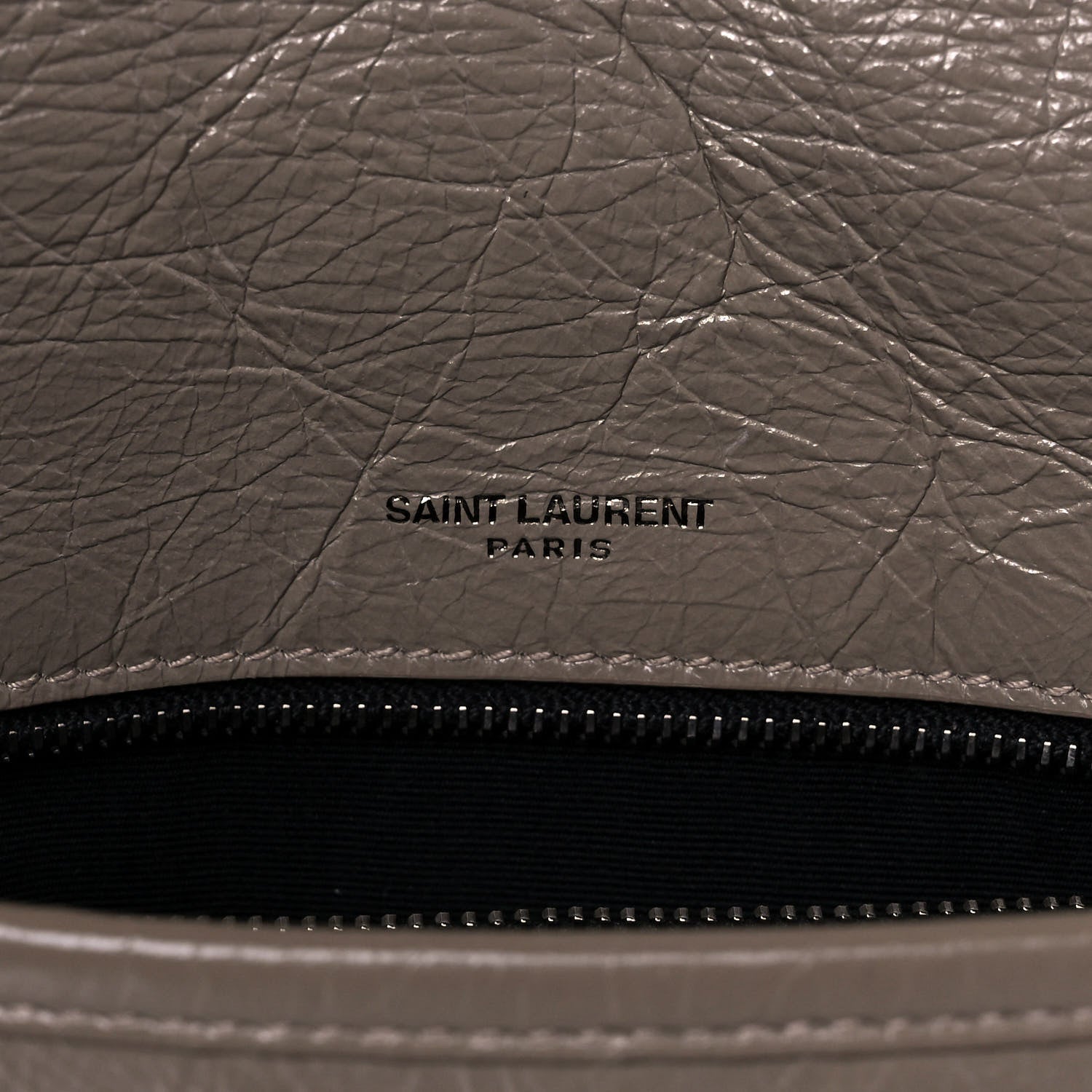 Saint Laurent Crinkled Calfskin Matelasse Monogram Medium Niki Chain Satchel Light Taupe 6 of 11